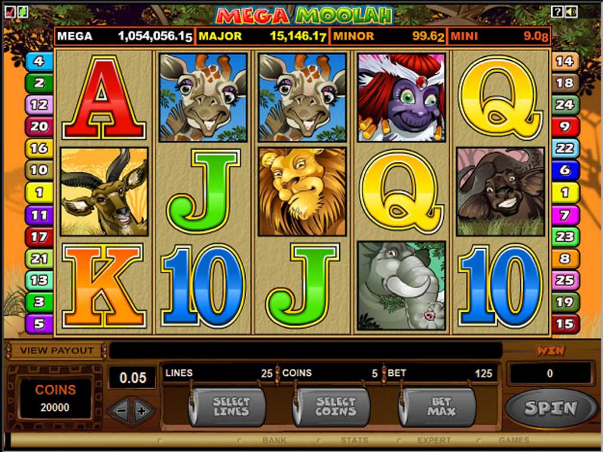 Mega Moolah Slot Game